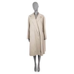 Bottega Veneta Travertino beige cotone 2023 OVERSIZED TWILL Cappotto Giacca 38 XS