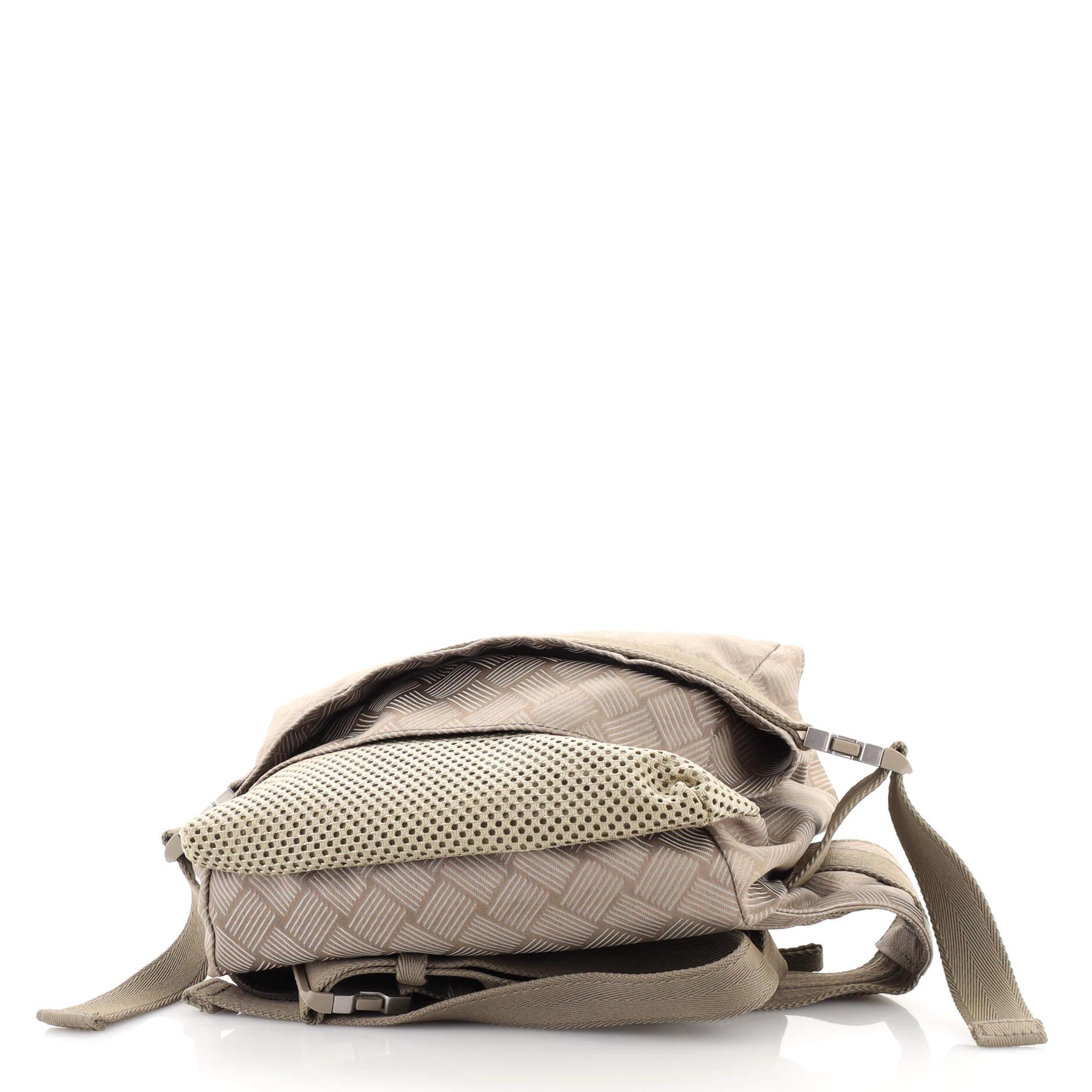 Bottega Veneta Trekking Folding Top Belt Bag Jacquard Nylon with Mesh 1