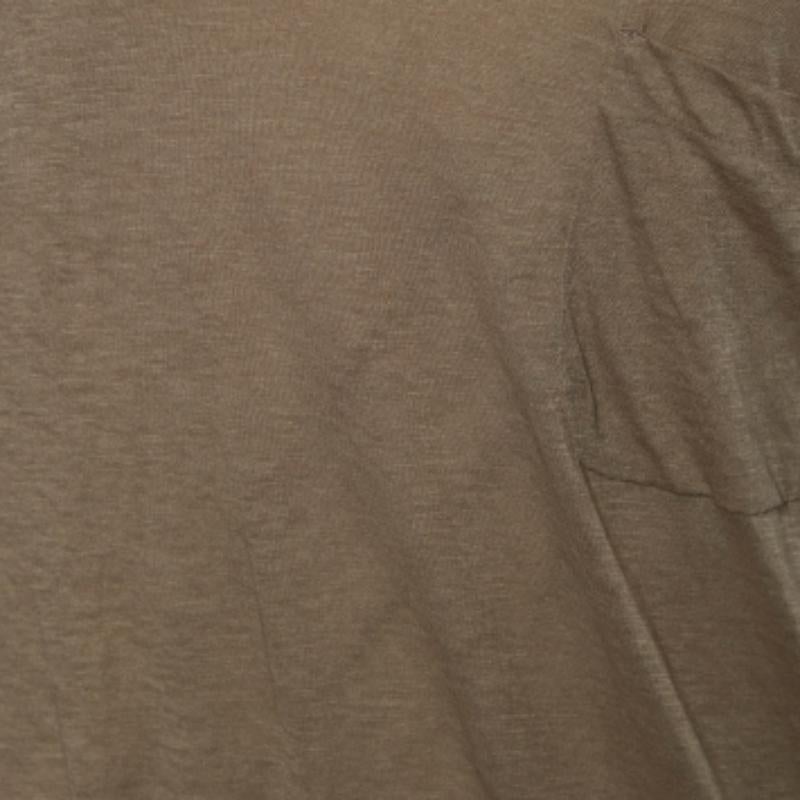 Bottega Veneta T-shirt en coton tricoté bicolore M. en vente 1