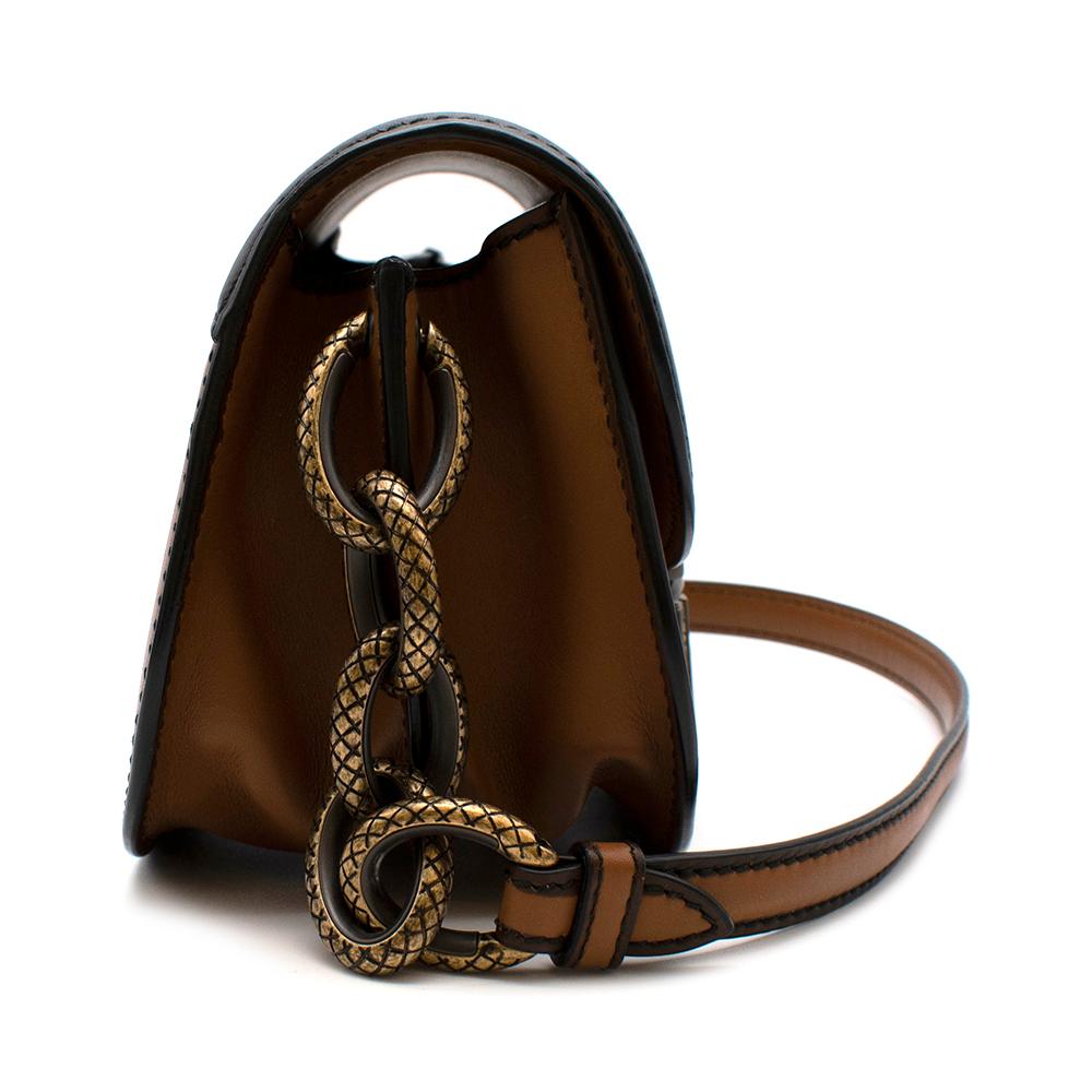 Bottega Veneta Umbria Tasche in limitierter Auflage in Tan/Nero Kalb 2