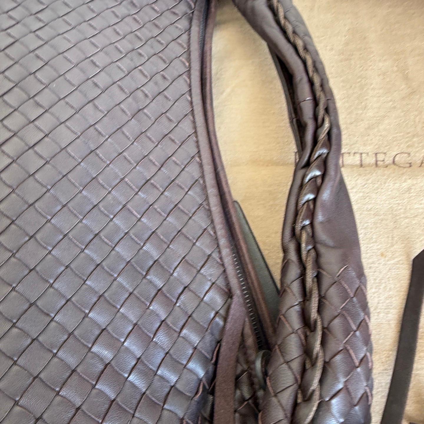 Bottega Veneta Veneta Fringed Hobo Large Black 47cm Lambskin Leather For Sale 2
