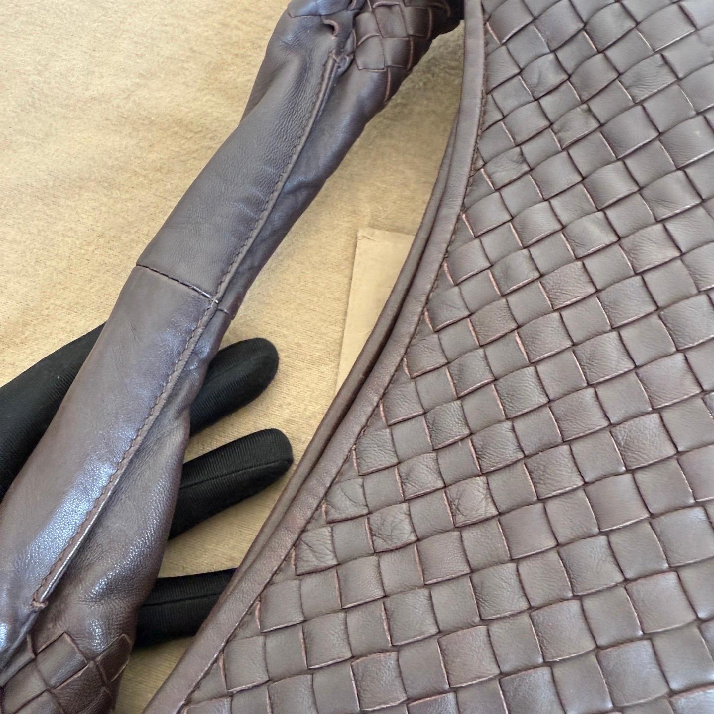 Bottega Veneta Veneta Fringed Hobo Large Black 47cm Lambskin Leather For Sale 5