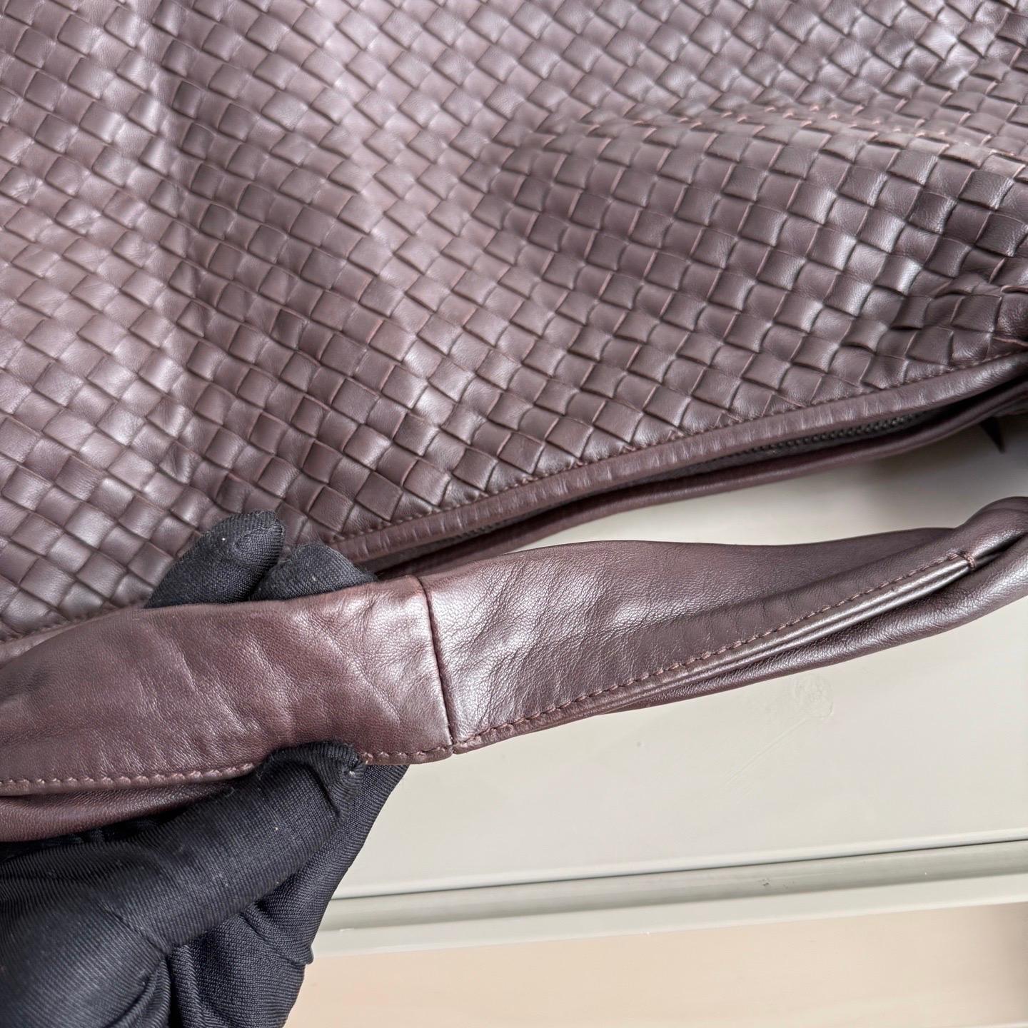 Bottega Veneta Hobo Maxi Fringué Chocolat Noir Brown 51cm Lambskin Neuf - En vente à AUBERVILLIERS, FR