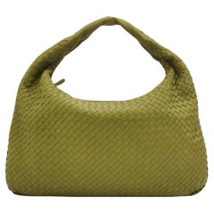 Bottega Veneta Veneta Hobo Avocado Green 47cm Lambskin Leather