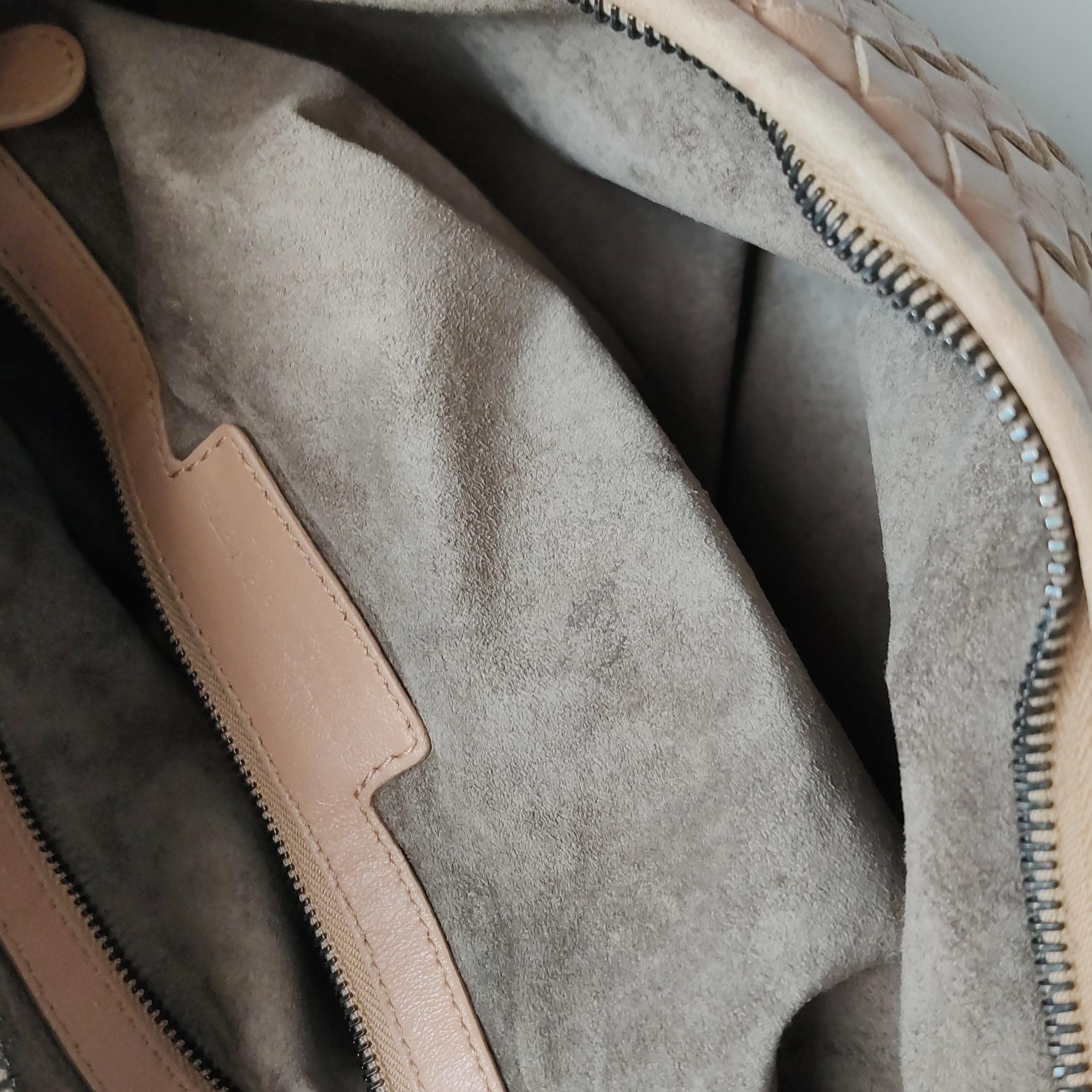 Bottega Veneta Hobo Beige Almond Brown 47cm en vente 5