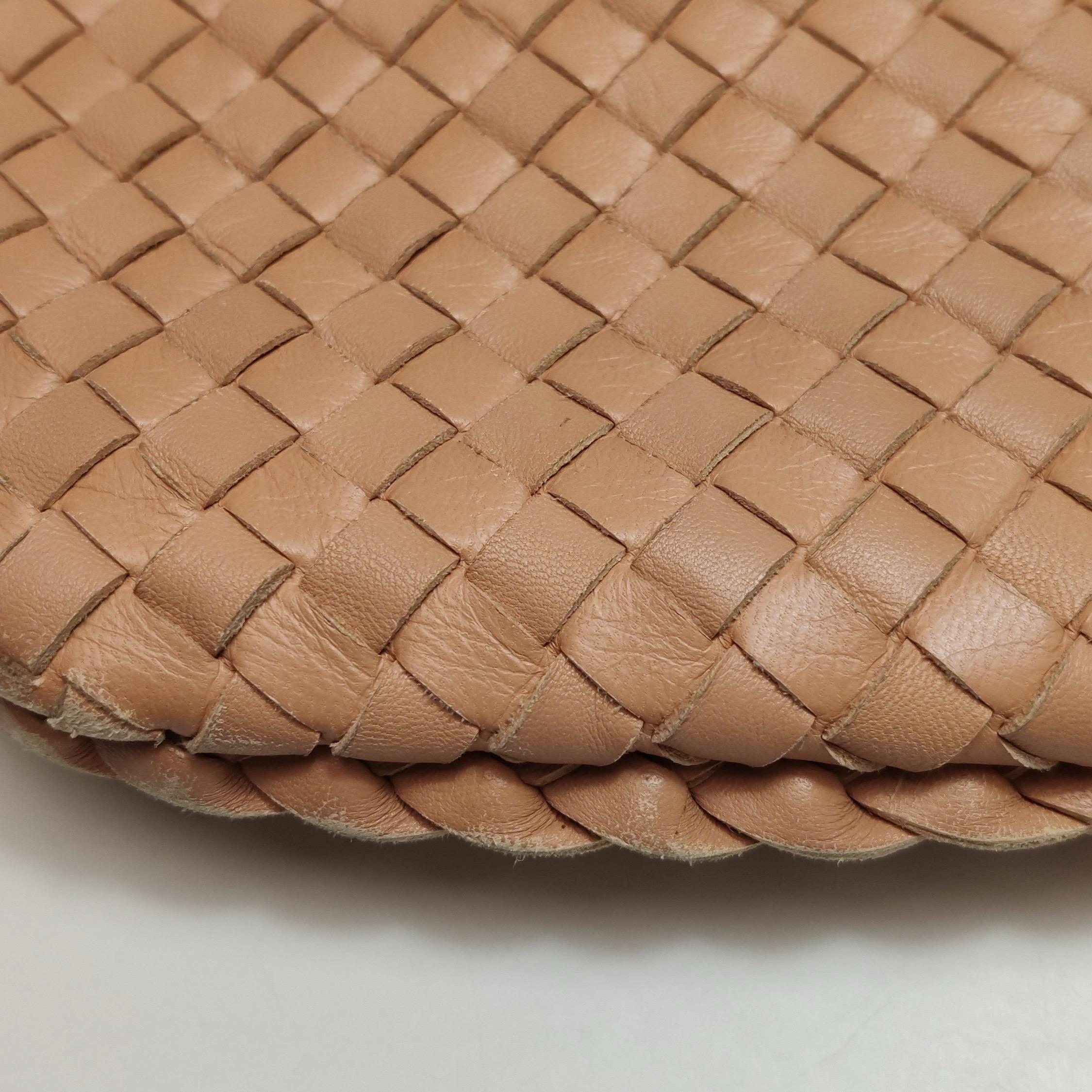 Bottega Veneta Hobo Beige Almond Brown 47cm en vente 8