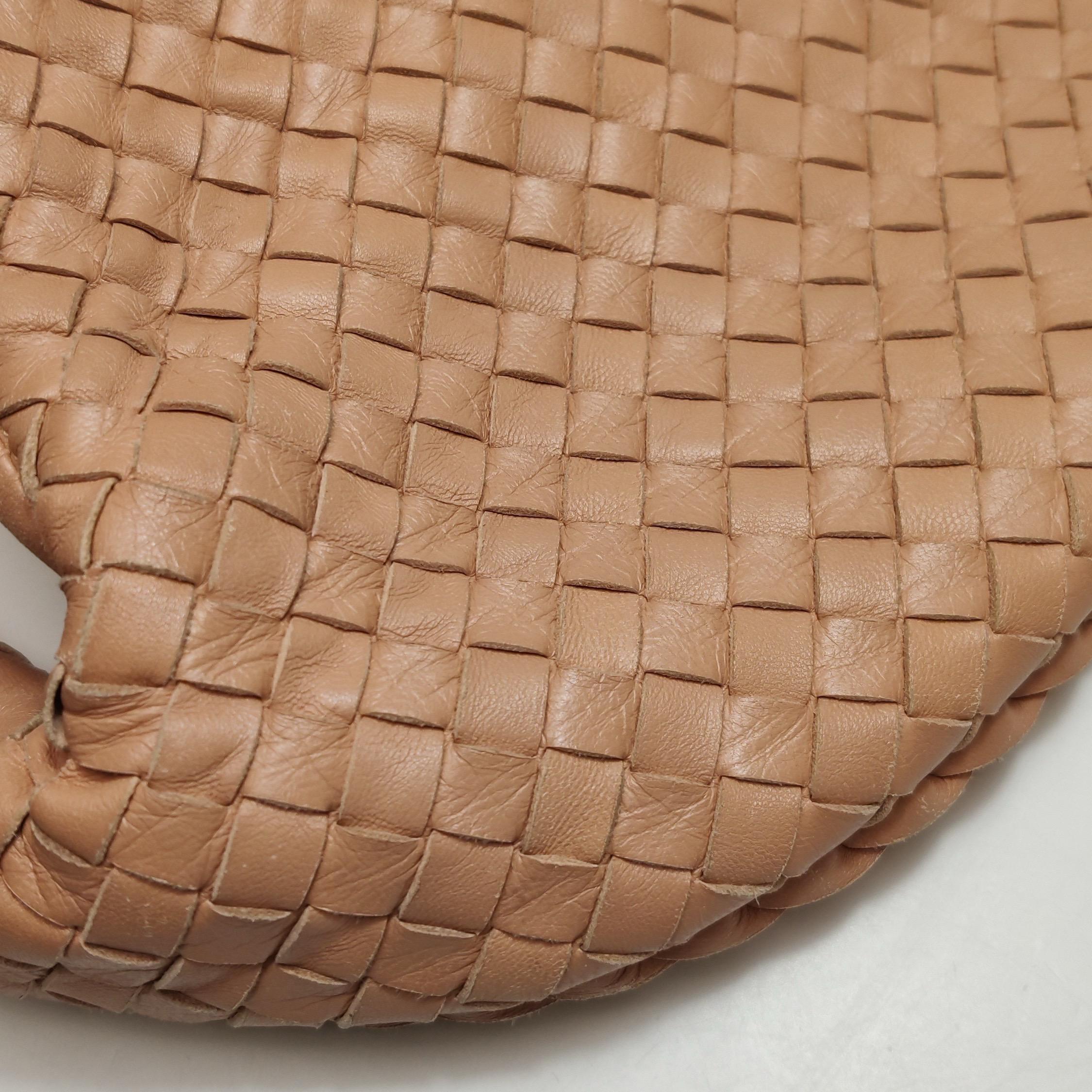 Bottega Veneta Hobo Beige Almond Brown 47cm en vente 9