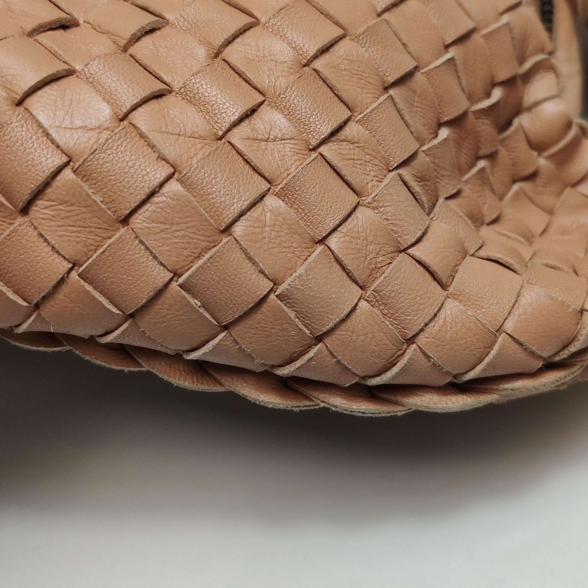 Bottega Veneta Hobo Beige Almond Brown 47cm en vente 11