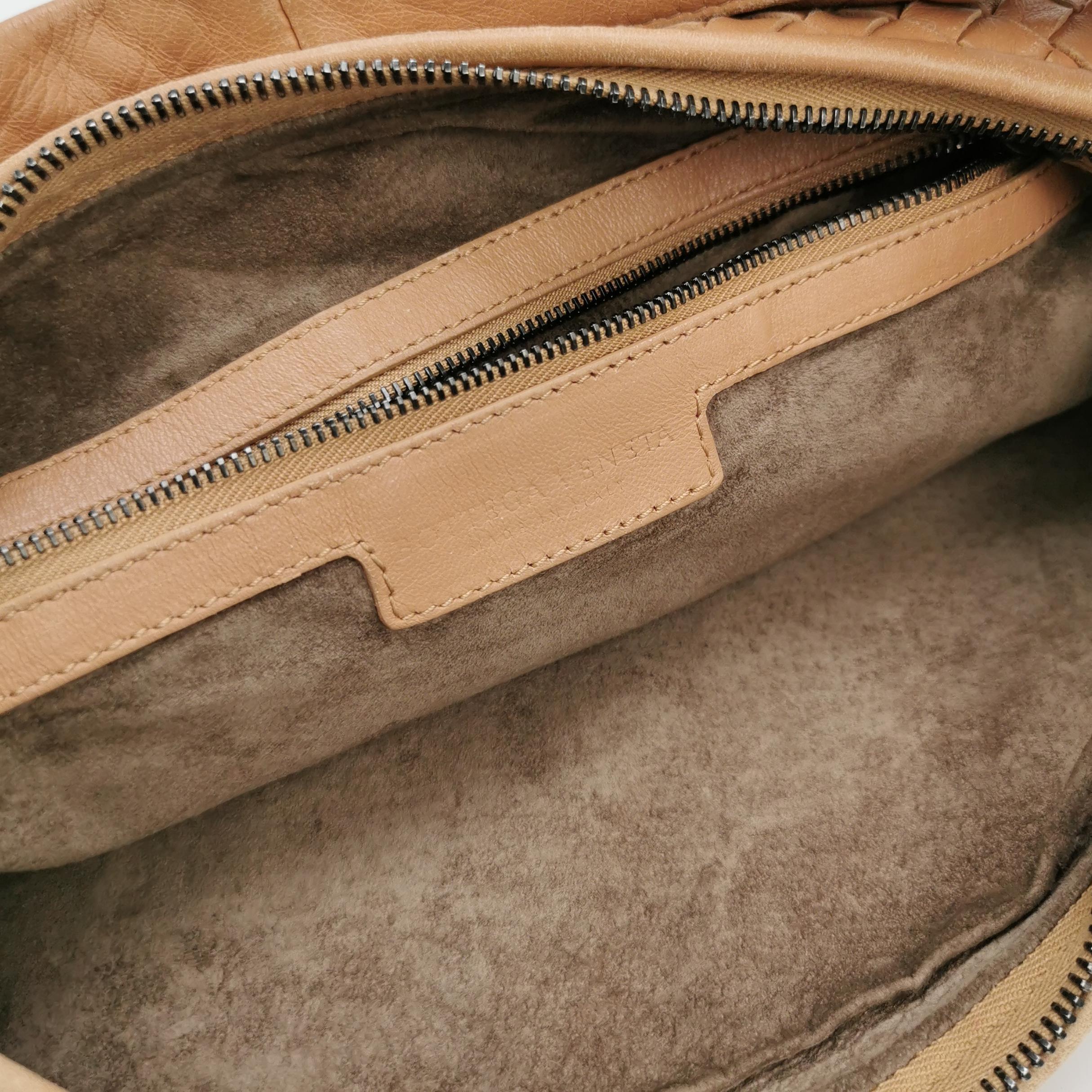 Bottega Veneta Hobo Beige Almond Brown 47cm en vente 1