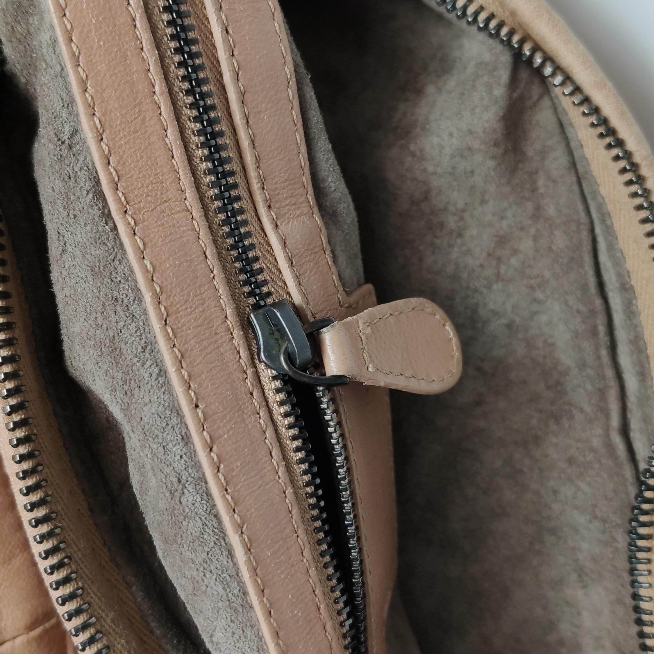 Bottega Veneta Hobo Beige Almond Brown 47cm en vente 4