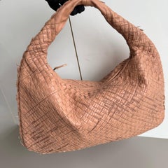 Bottega Veneta Veneta Hobo Beige Almond Special Edition Leather 40cm