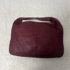 Bottega Veneta Veneta Hobo Burgundy Leather Bag Maxi 50cm