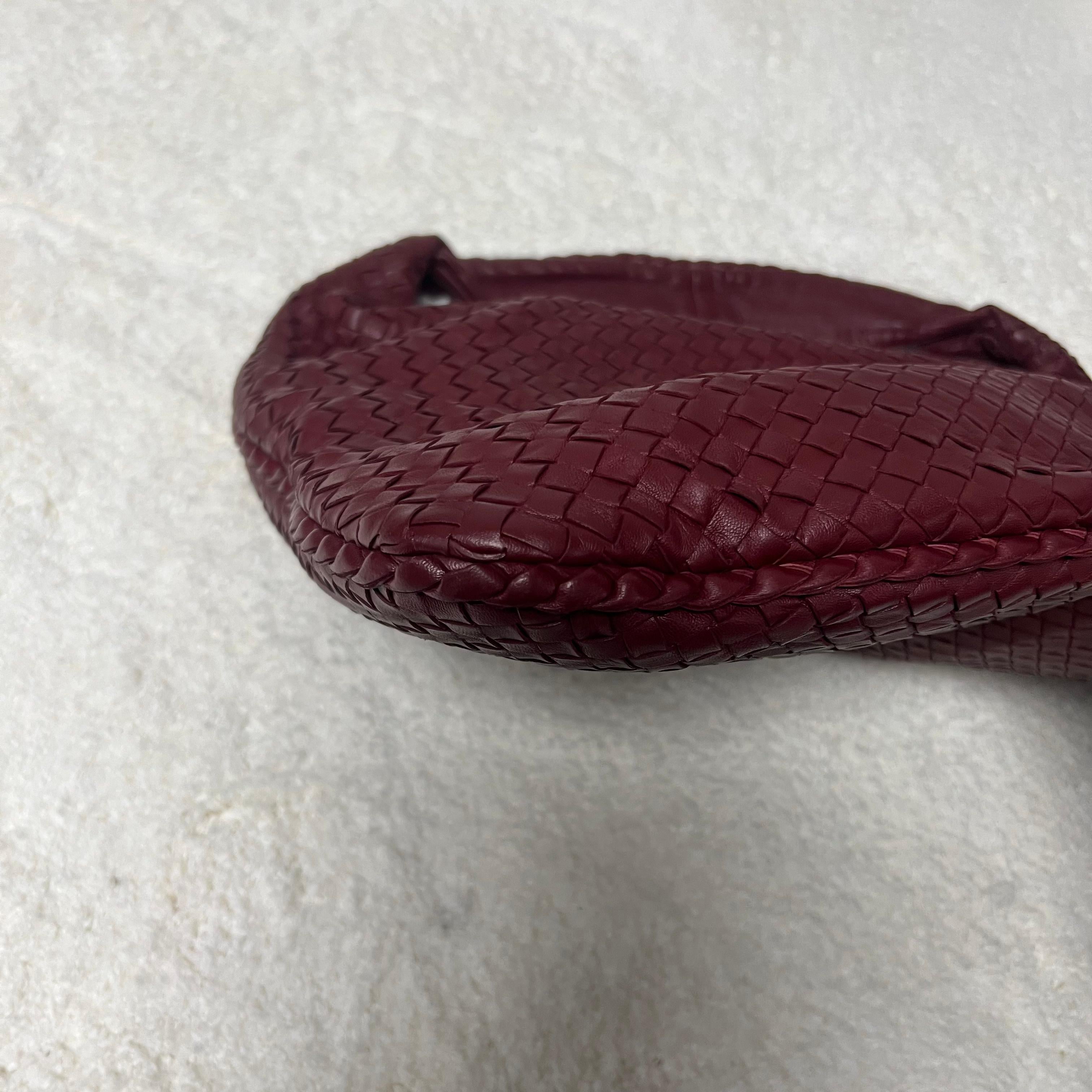 Bottega Veneta Sac à main en cuir bourgogne Maxi 50cm Pour femmes en vente