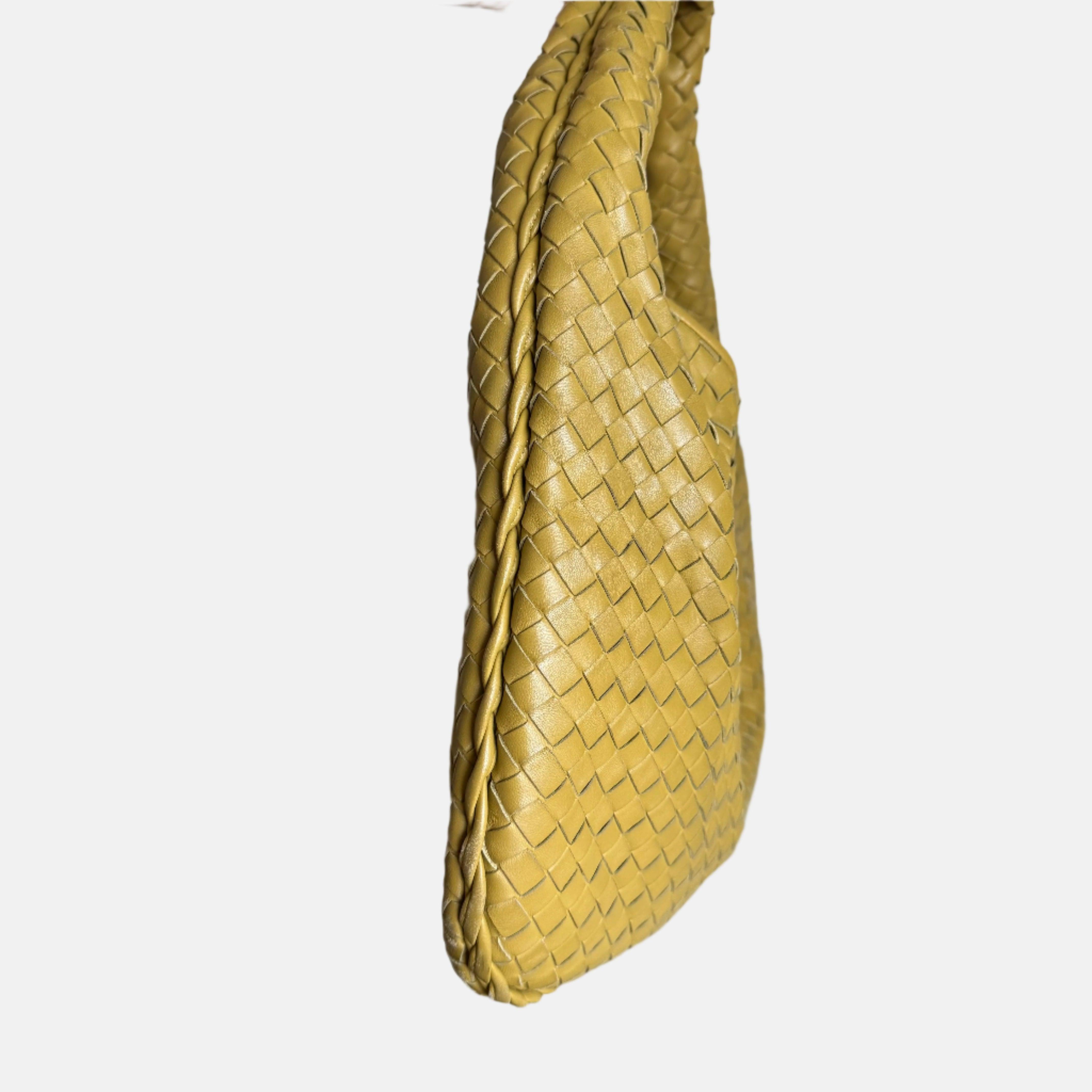 Bottega Veneta Veneta Hobo Camel Lambskin Leather 40cm For Sale 2