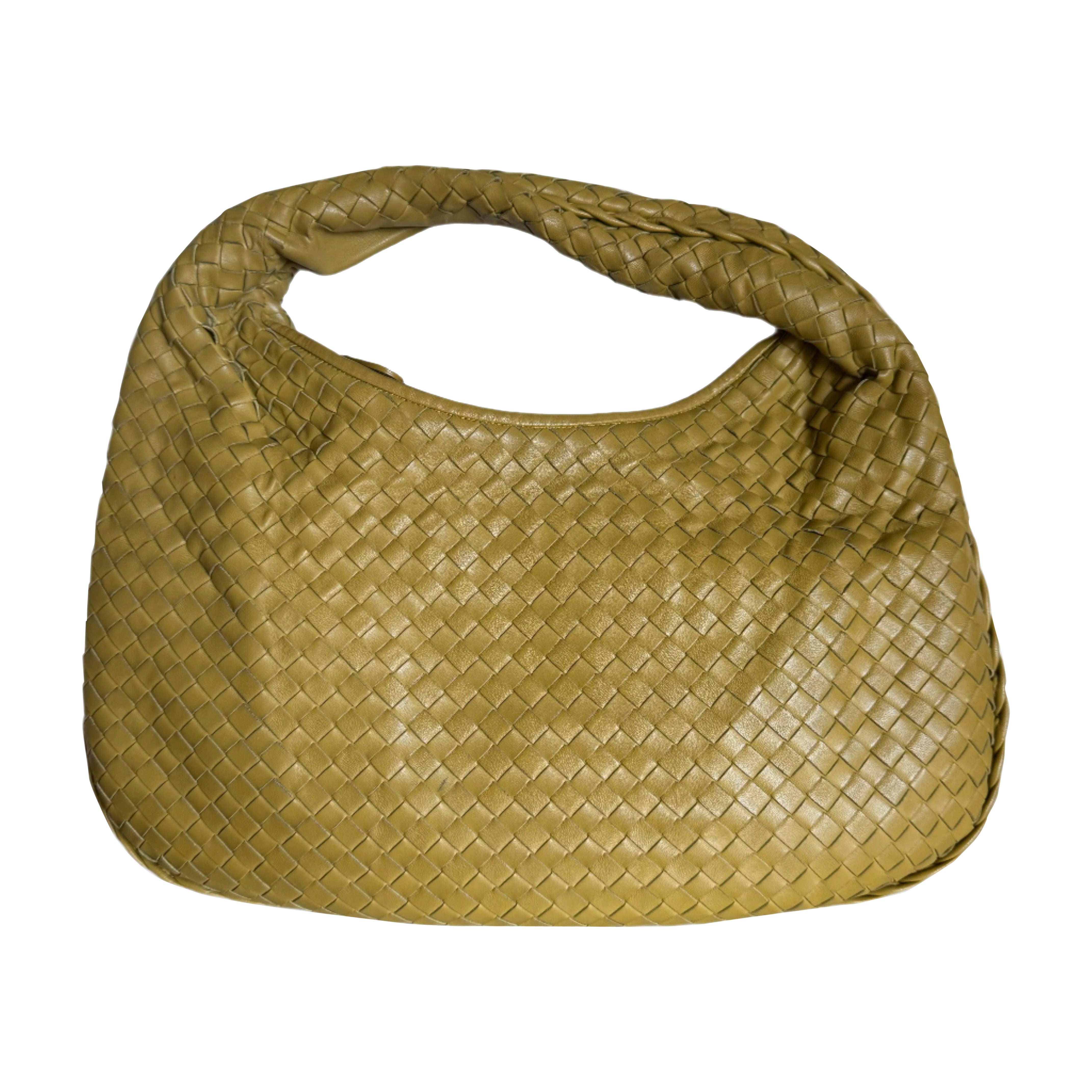 Bottega Veneta Hobo Cammello in pelle d'agnello 40cm