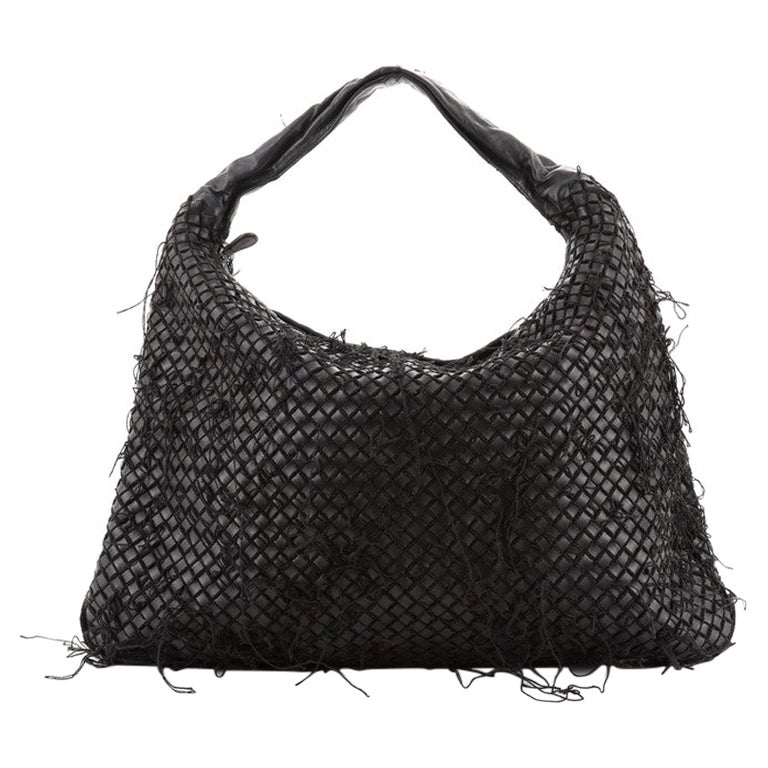 Bottega Veneta Veneta Hobo Fringe Net Intrecciato Nappa Maxi