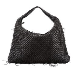 Bottega Veneta Veneta Hobo Fringe Net Intrecciato Nappa Maxi