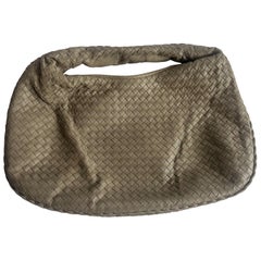 Bottega Veneta Hobo Grigio Intreciatto Borsa in pelle grande 47cm