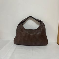 Bottega Veneta Veneta Hobo Intrecciato Schokoladenbraun Mittleres Lammfell 47