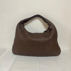 Bottega Veneta Veneta Hobo Intrecciato Schokoladenbraun Mittleres Lammfell 47