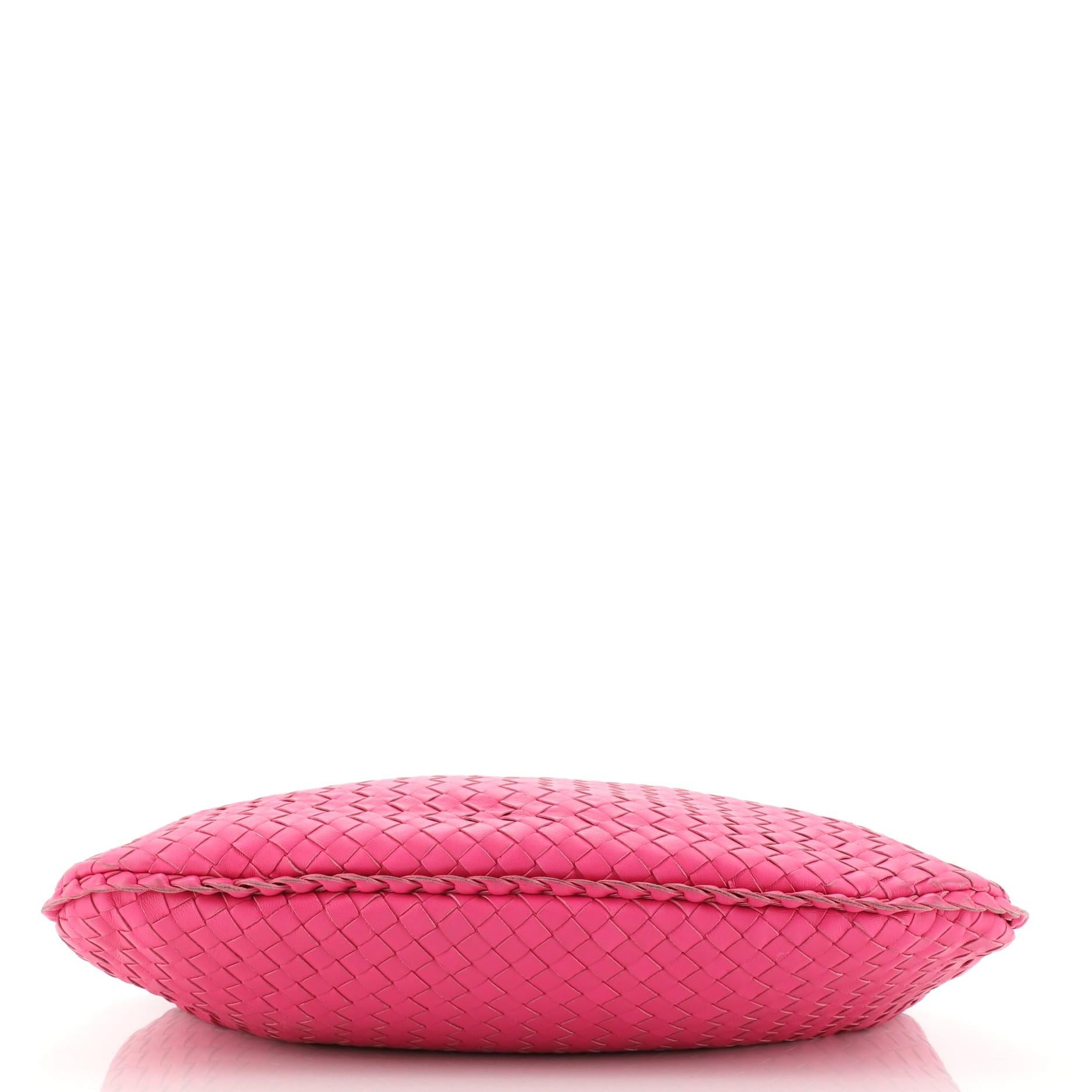 Pink Bottega Veneta Veneta Hobo Intrecciato Nappa Small