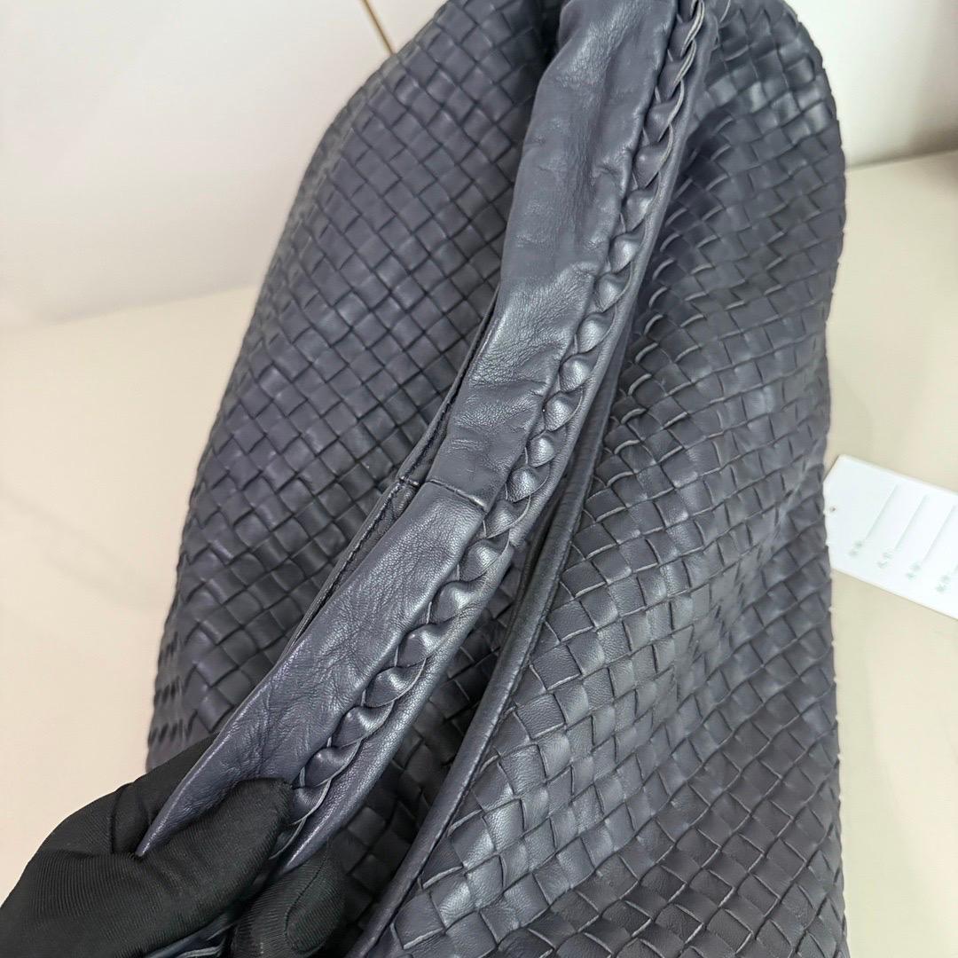Bottega Veneta Veneta Hobo Large Black 50-53cm Lambskin Leather 8