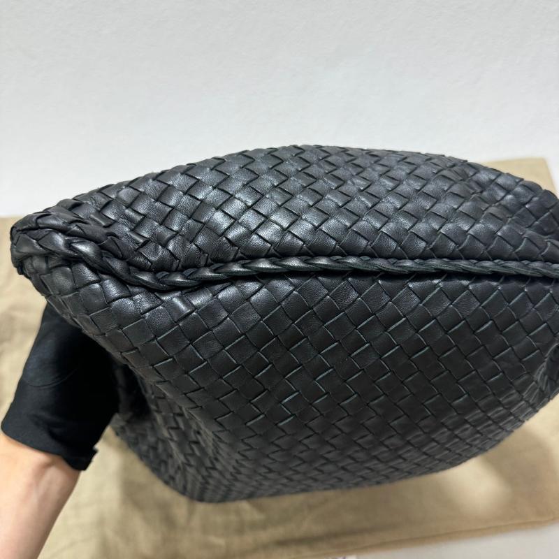 Bottega Veneta Veneta Hobo Large Black 50-53cm Lambskin Leather 10