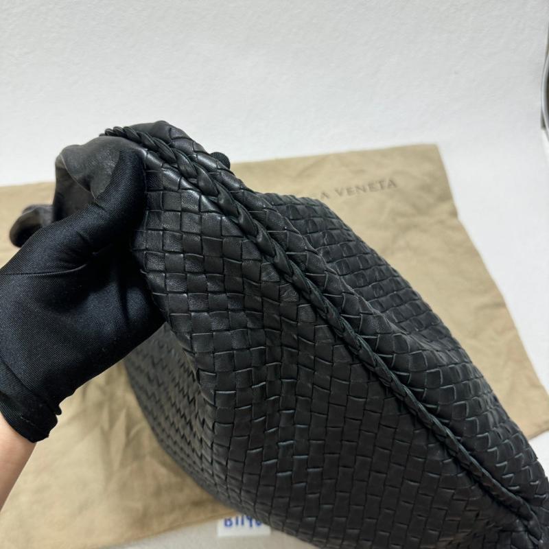Bottega Veneta Veneta Hobo Large Black 50-53cm Lambskin Leather 12