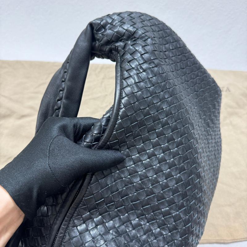Bottega Veneta Veneta Hobo Large Black 50-53cm Lambskin Leather 13