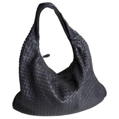 Bottega Veneta Veneta Hobo Large Black 50-53cm Lambskin Leather