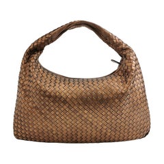 Bottega Veneta Veneta Hobo Large Metallic Copper Leather 46cm