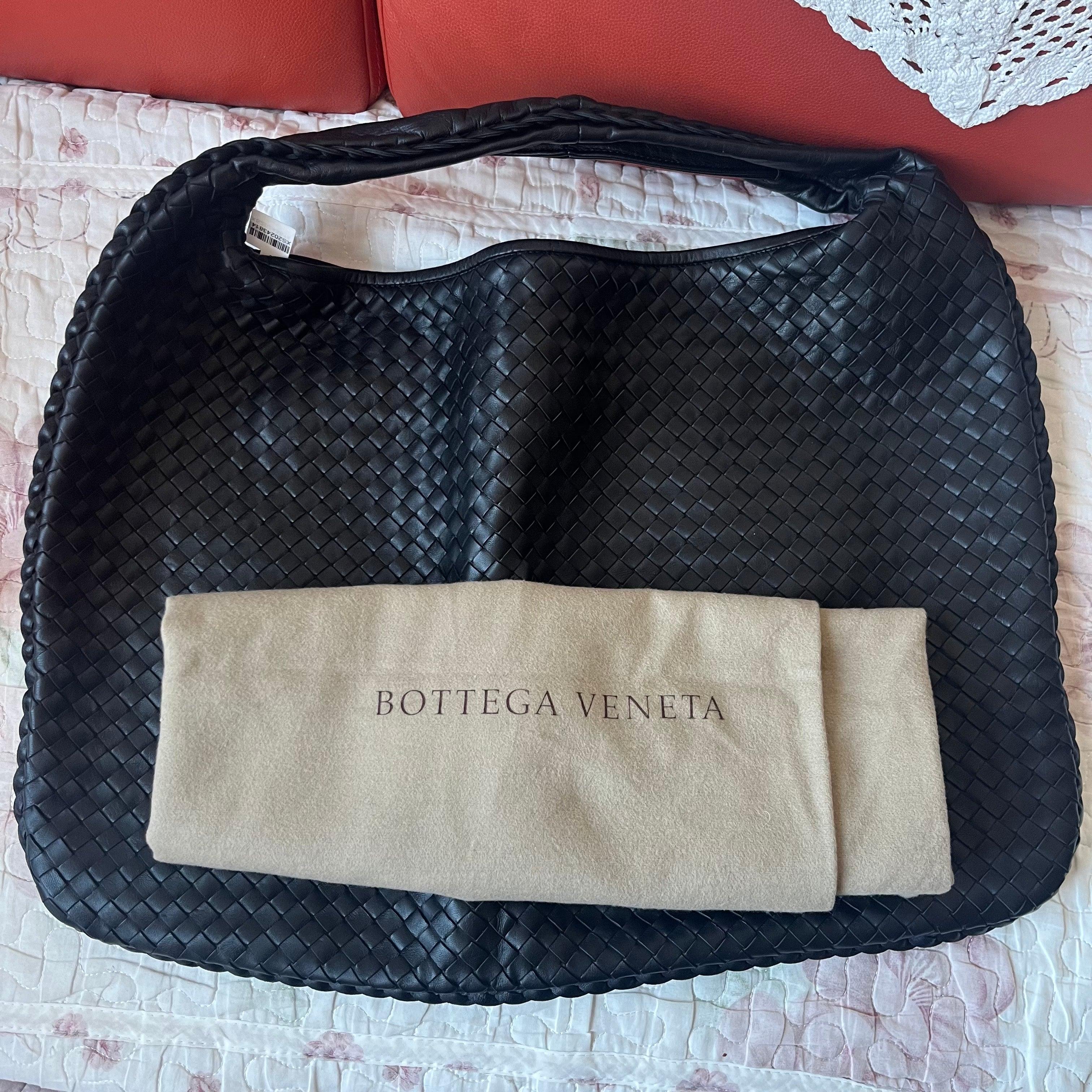 Bottega Veneta Veneta Hobo Maxi Black Leather 51cm 6