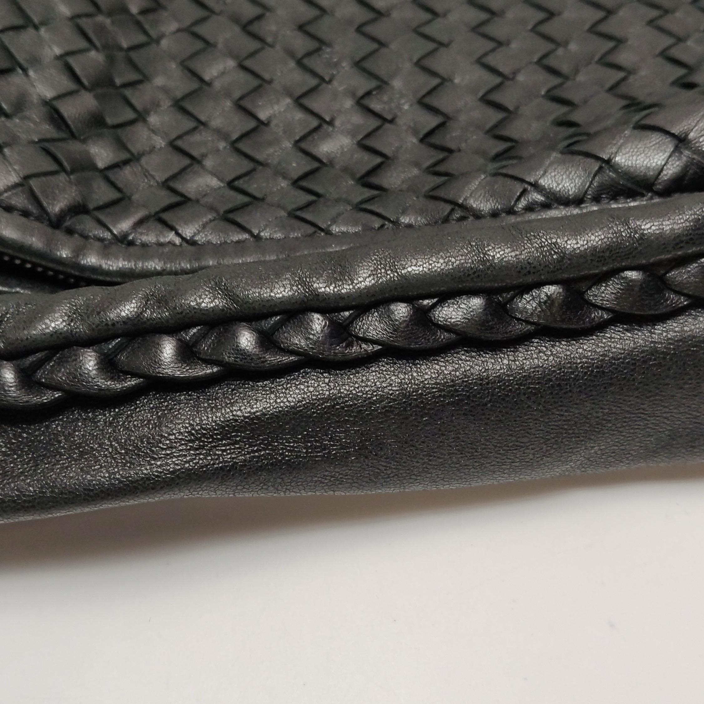 Bottega Veneta Hobo Maxi Cuir Noir 51cm en vente 8