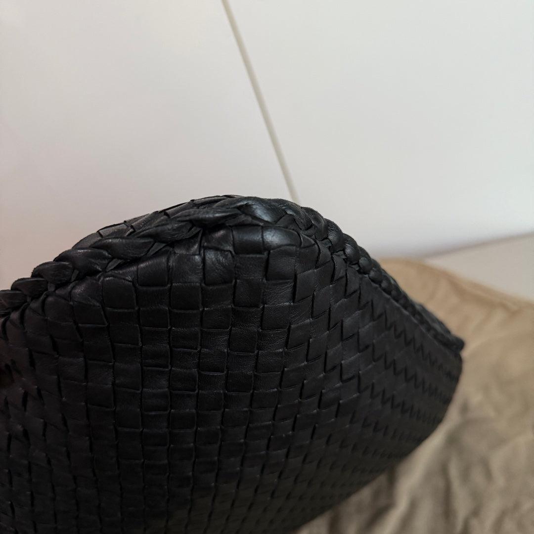 Bottega Veneta Veneta Hobo Maxi Black Leather 51cm 10