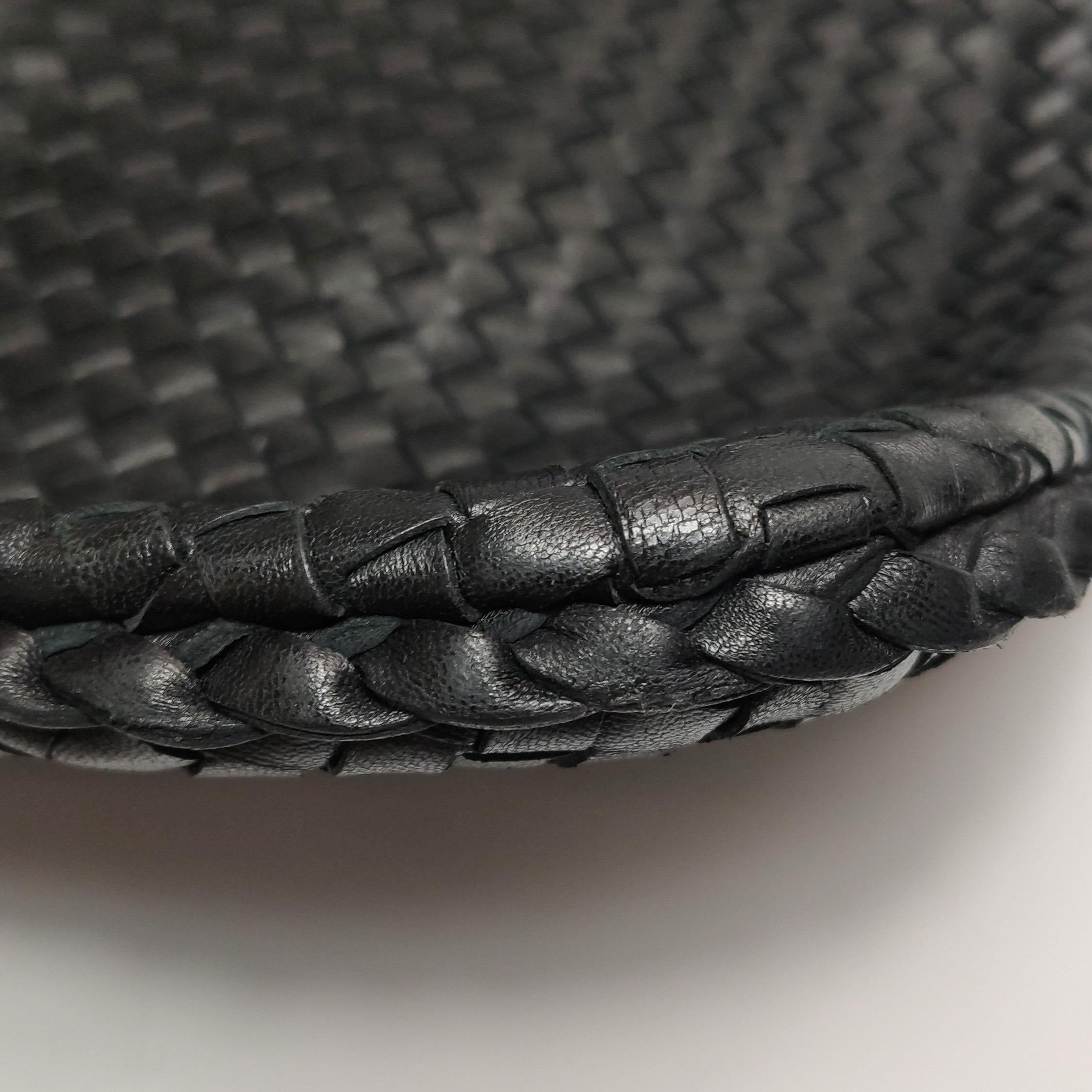 Bottega Veneta Hobo Maxi Cuir Noir 51cm en vente 14