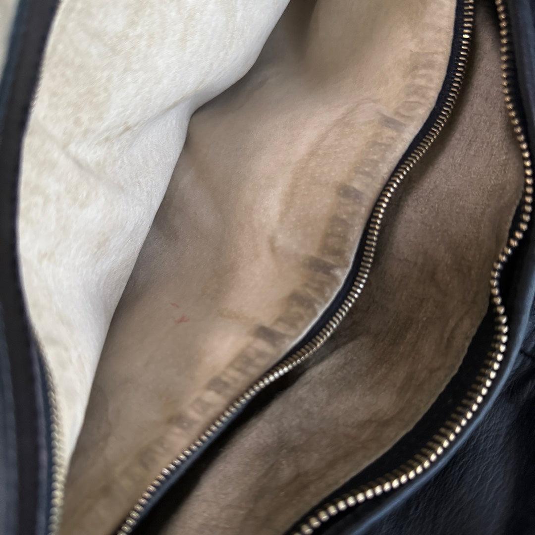 Bottega Veneta Veneta Hobo Maxi Black Leather 51cm 15