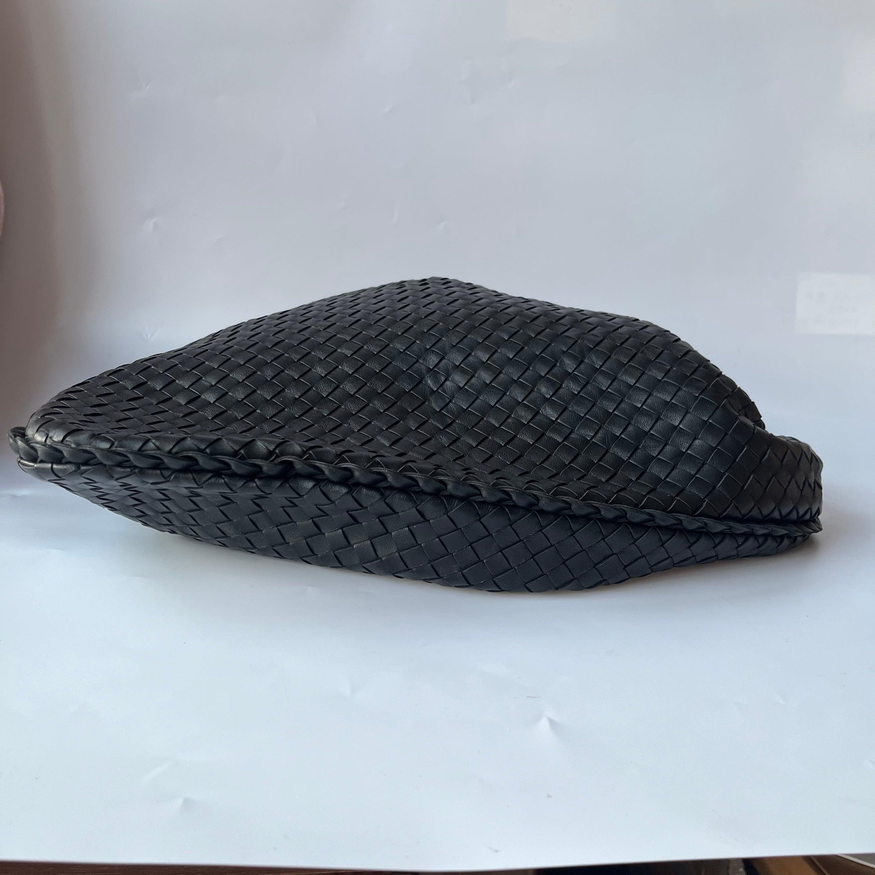 Bottega Veneta Veneta Hobo Maxi Black Leather 51cm 3