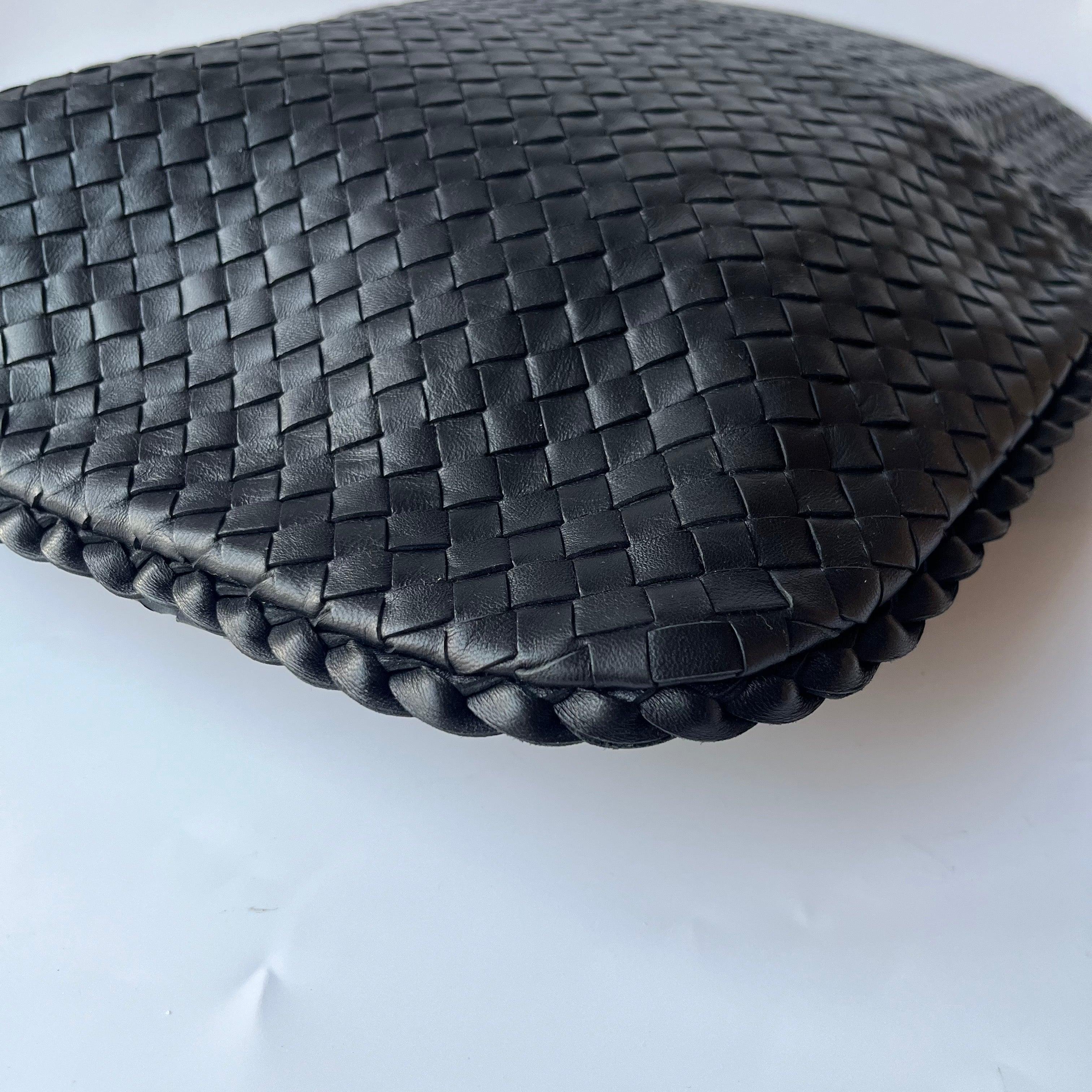 Bottega Veneta Veneta Hobo Maxi Black Leather 51cm 5
