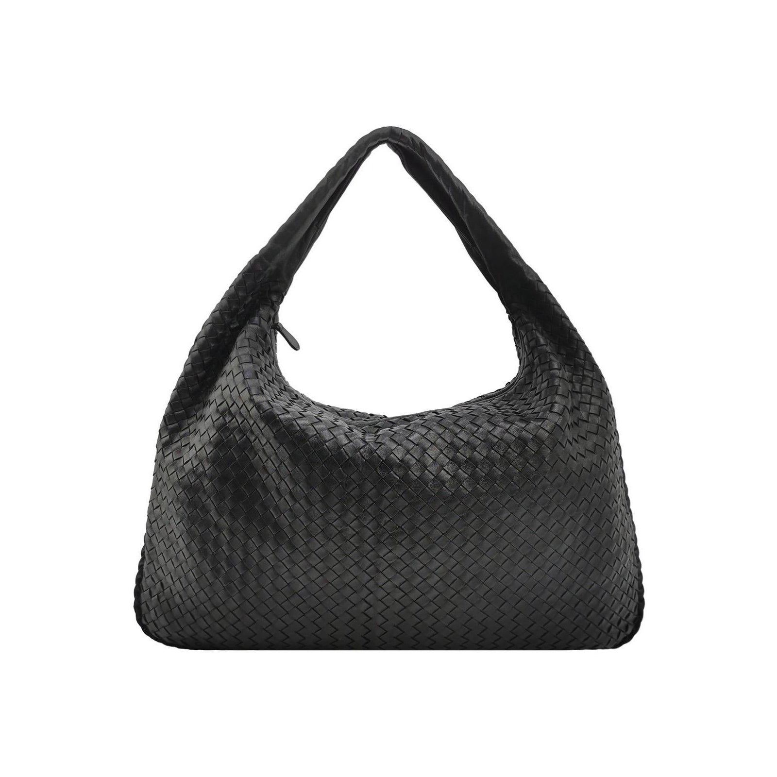 Bottega Veneta Hobo Maxi in pelle nera 51cm