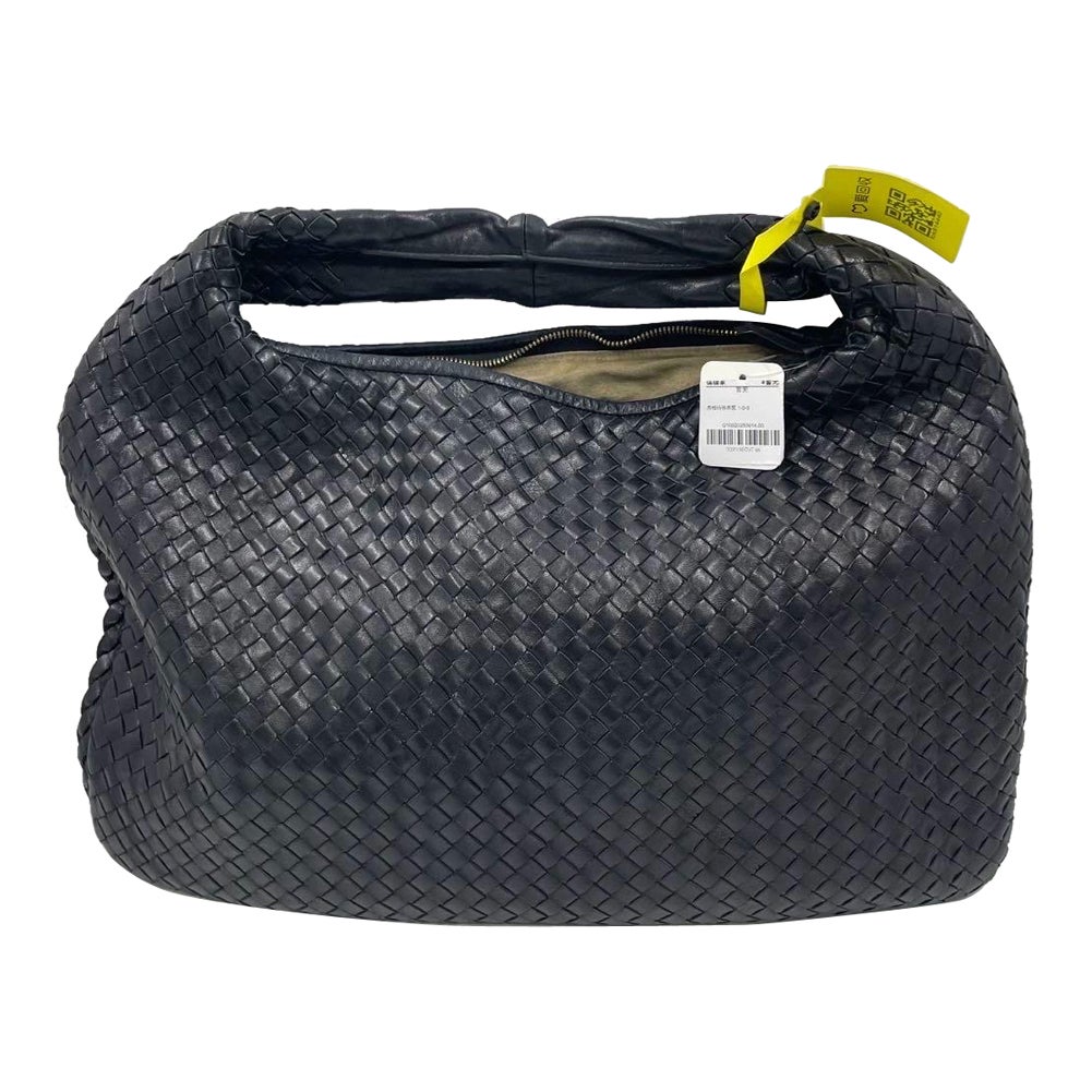 Bottega Veneta Hobo Maxi Cuir Noir 51cm