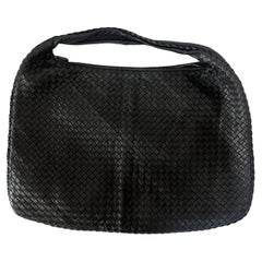 Bottega Veneta Veneta Hobo Maxi Black Leather 52cm