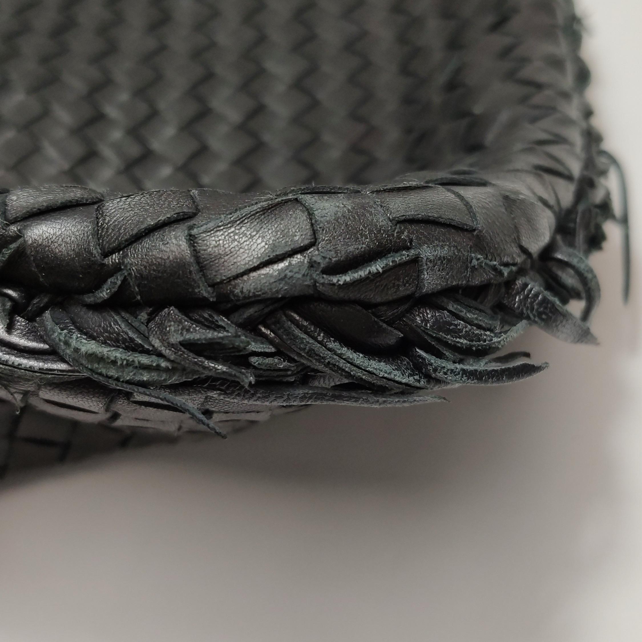 Bottega Veneta Veneta Hobo Maxi Black Tiny Fringes Leather 51cm in vendita 6