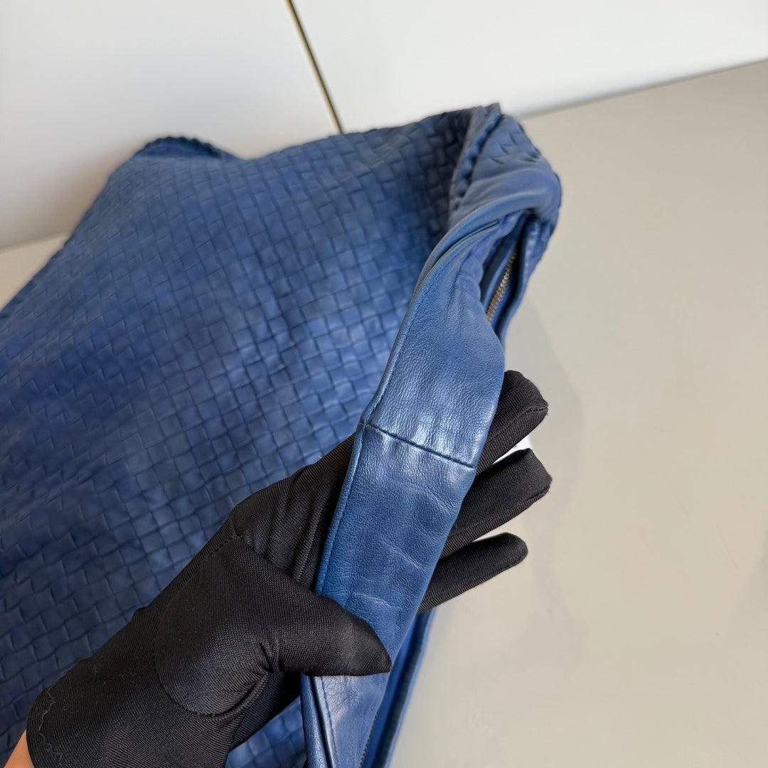 Bottega Veneta Veneta Hobo Maxi Piel Intrecciato Azul Marino Oscuro 52cm 8
