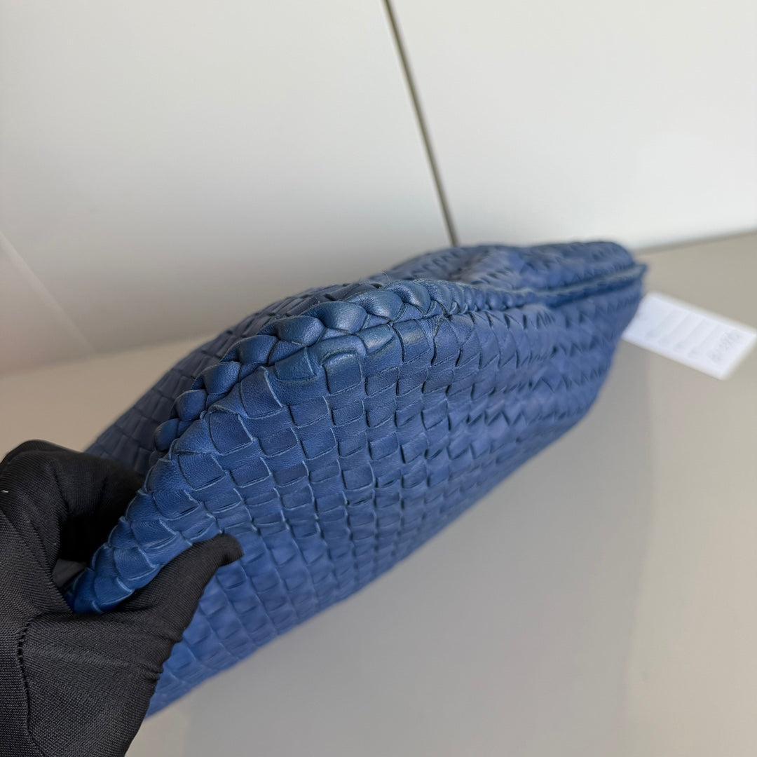 De las mujeres Bottega Veneta Veneta Hobo Maxi Piel Intrecciato Azul Marino Oscuro 52cm