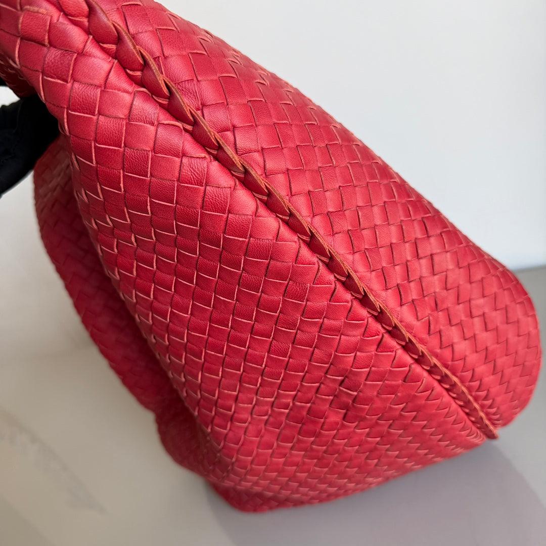 Bottega Veneta Veneta Hobo Maxi Piel Rojo Oscuro 51cm en venta 2