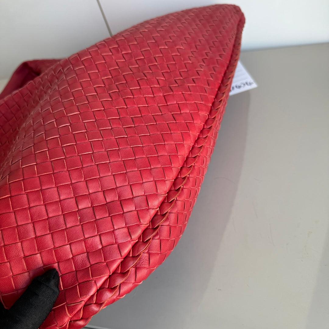 Bottega Veneta Veneta Hobo Maxi Piel Rojo Oscuro 51cm en venta 5