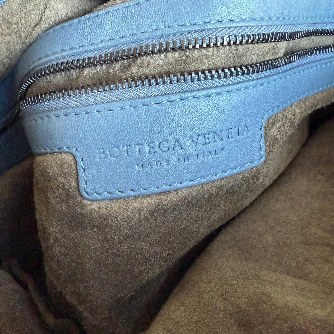 Bottega Veneta Veneta Hobo Maxi Misty Navy Intrecciato Leather 51cm 9