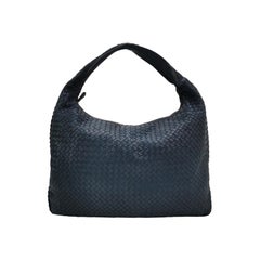 Bottega Veneta Hobo Maxi Navy Pelle Intrecciata 51cm