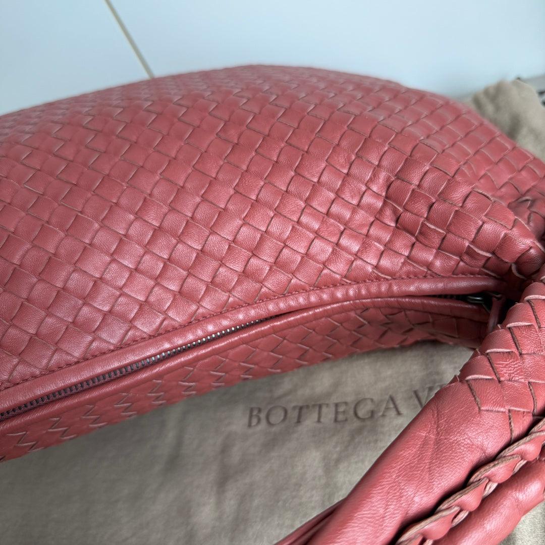 Bottega Veneta Veneta Hobo Medium Brick Red Intrecciato Leather Bag 47cm 8