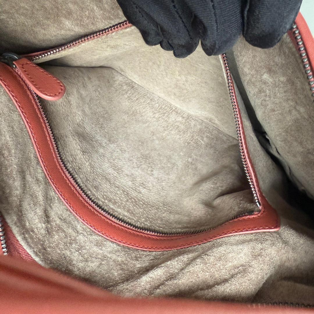 Bottega Veneta Veneta Hobo Medium Brick Red Intrecciato Leather Bag 47cm 9